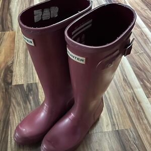 Hunter rain boots